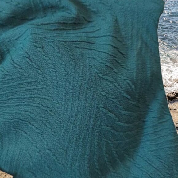 Andie Swim The Figi Top Vine Green Textured Size Large - Picture 1 of 8